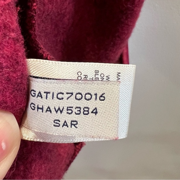 G.H. Bass & Co Red Fleece Zip Vest XS Lightweight Full Zip Outdoor Layer - Picture 7 of 13